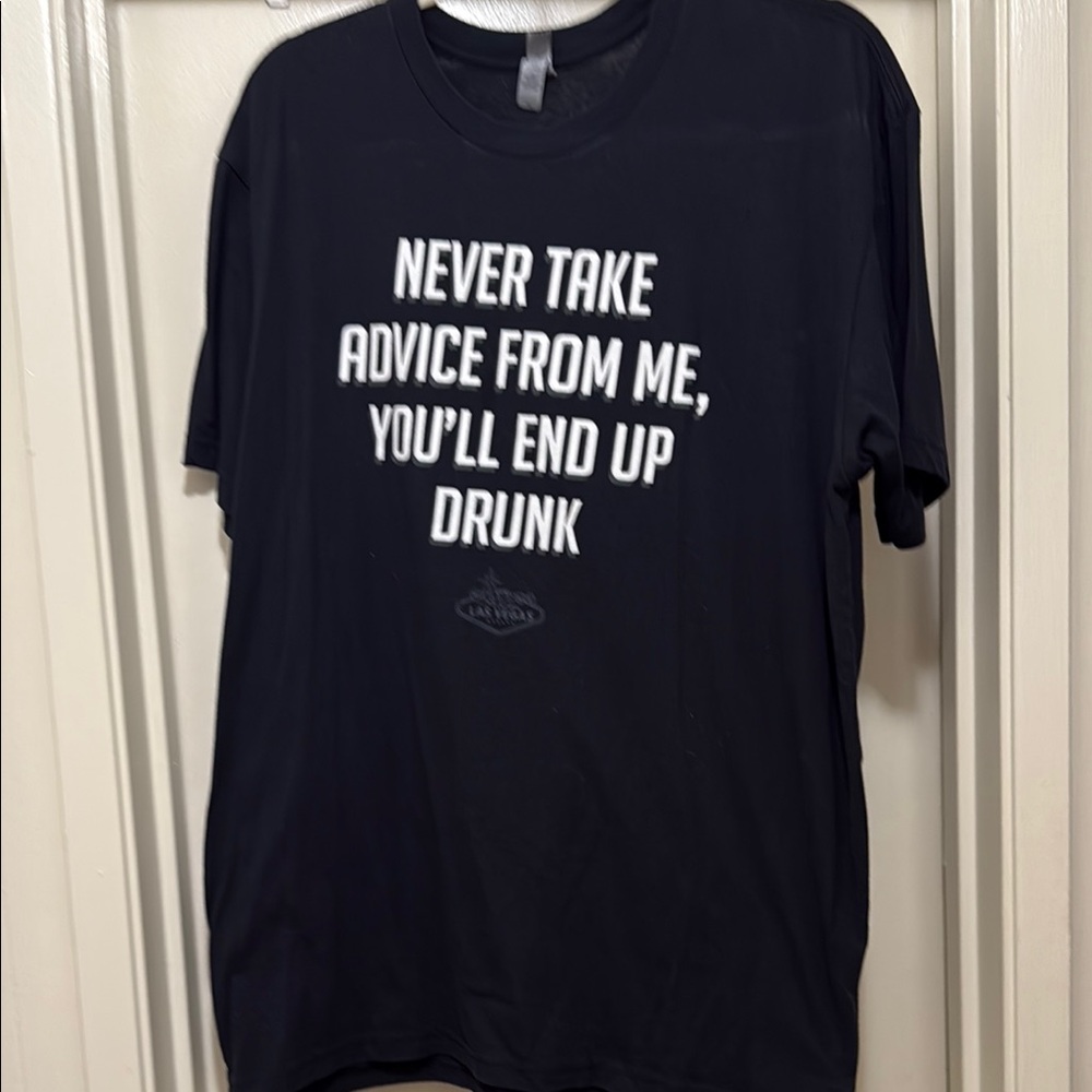 Black Graphic T-Shirt from Las Vegas- NWOT